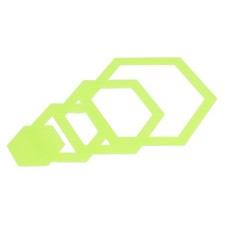 4PCS Set Quilting Hex Template