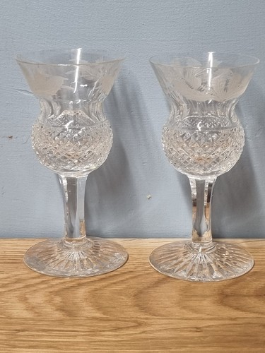 Pair edinburgh crystal - (2),