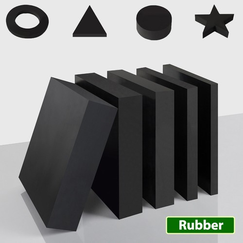 Solid rubber block - solid,