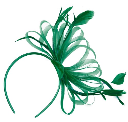 Large wedding fascinator - large,