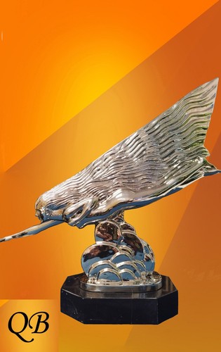 Art deco bronze figurine comet - art,