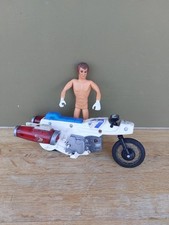 VINTAGE EVEL KNIEVEL 1976 - SUPER JET CYCLE - ARXON VEHICLE AND FIGURE