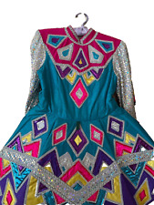 Stunning Irish Dance Solo Dress Women/Girls Colors: Turquoise Pink
