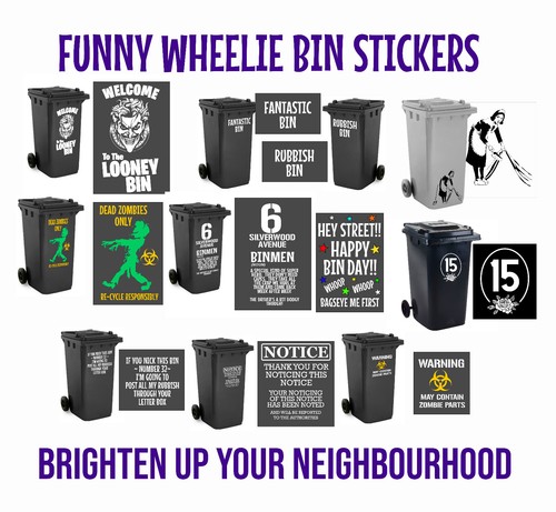 Funny wheelie bin - funny,