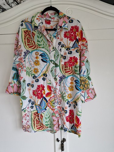 Zara tropical print - print, jumpsuit