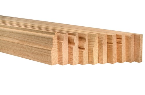 Solid oak architrave set - solid,