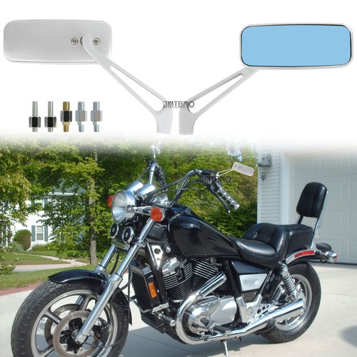 Chrome motorcycle rear mirrors - motorcycle,