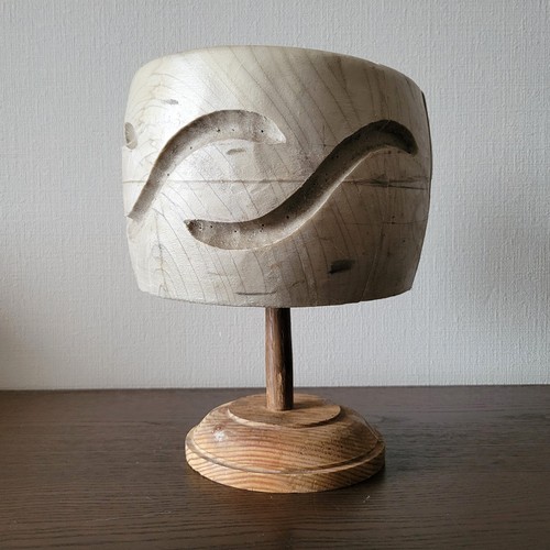 Pillbox millinery plastic hat - millinery,
