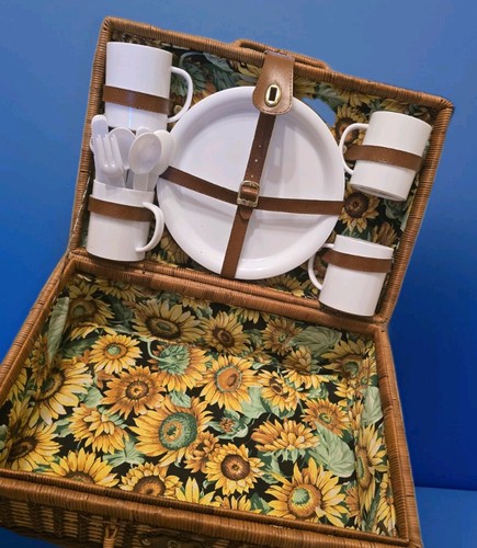 Picnic wicker basket set for - basket,