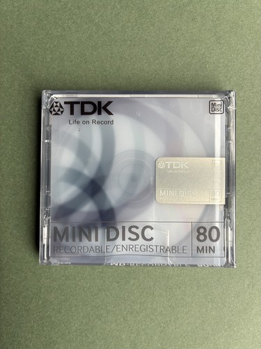 Tdk minidisc grey - tdk, md-c80gec