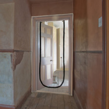 Zip Door Dust Barrier Plastic