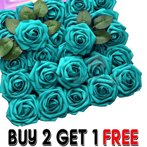 6cm foam rose heads bouquet - rose,