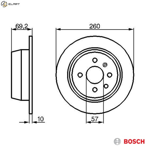Brake disc 986 - 986, 086