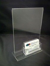 2 X A5 CLEAR ACRYLIC TABLE TOP