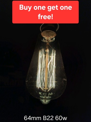E27 64mm vintage antique style - e27,