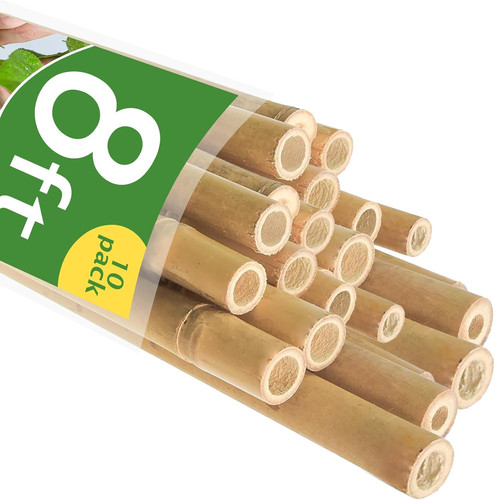 Bamboo stakes 8ft - bamboo, feet