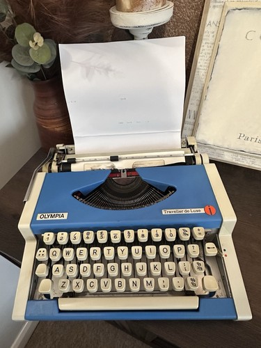Vintage 70s blue - blue, olympia