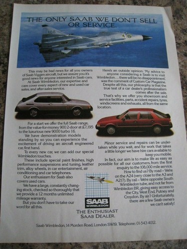 Saab wimbledon dealer - saab,