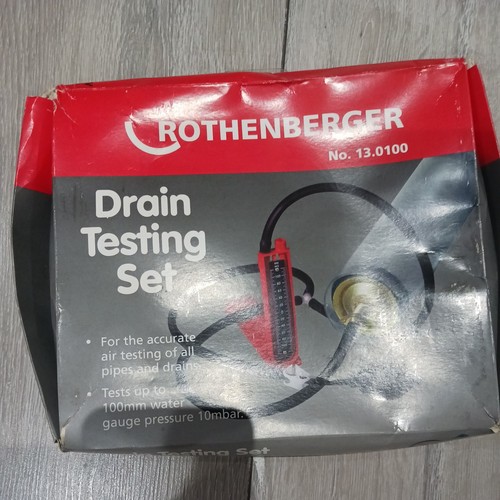 Rothenberger drain test - drain,