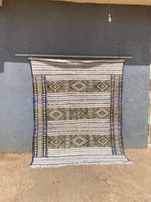 Tifelt Tribal Rug – Handmade Moroccan Art from the Middle Atlas, Natural Wool