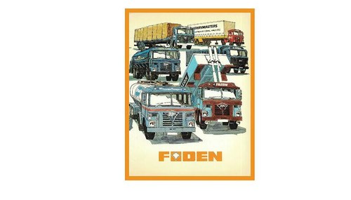 Foden trucks retro metal sign - trucks,