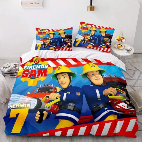Fireman sam bedding set kids - fireman,