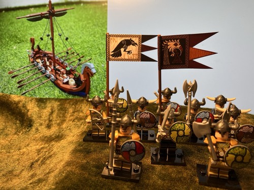 10x minis dark age vikings - dark,