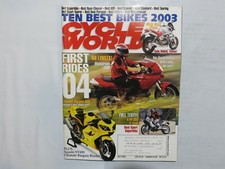  Cycle World July 2003 Suzuki