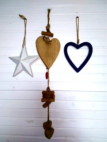 New wooden shapes star - wooden,