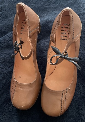 Harlot brown leather - brown, court