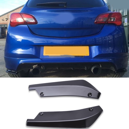 Gloss rear bumper diffuser - rear,