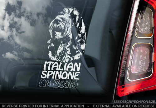Italian spinone car sticker - spinone,