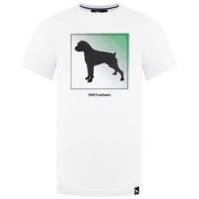 One True Saxon Braice Short Sleeve Crew Neck Mens White T-Shirt SX2A123225WHTSTK