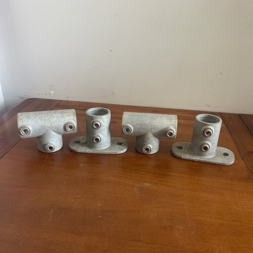 42mm galvanised key clamp - 4x,