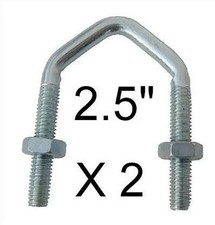 U BOLT X 2 V 2.5" (65mm)