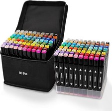 80 Colors Alcohol Art Markers