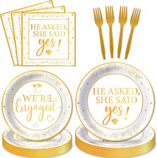 100Pcs Happy Engagement Party