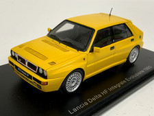 Rare Yellow Lancia Delta HF Integrale Evoluzione 1:43 Scale Model - Spark S8993