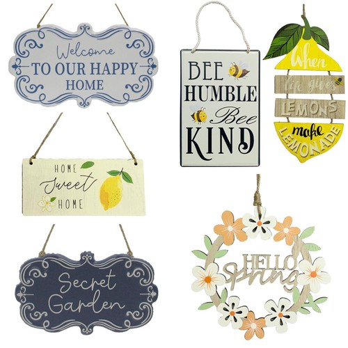 Welcome spring garden hanging - spring,