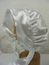 ADULT BABY SISSY BONNET ALL SATIN COLOURS COSPLAY  LOLITA FANCY DRESS ROLE PLAY