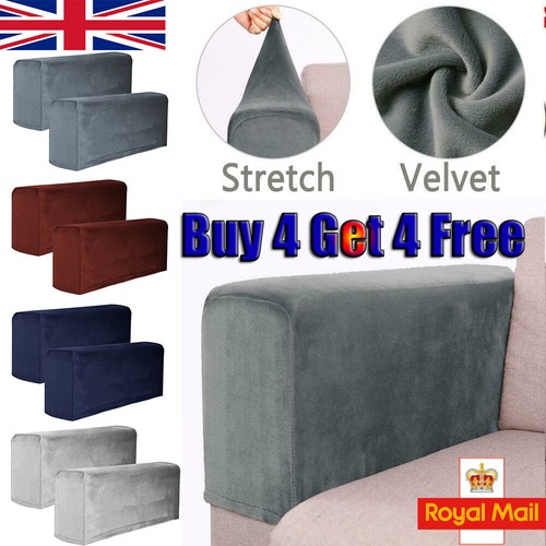 Stretch velvet chair - stretch, arm