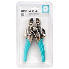 We R Memory Keepers Crop-A-Dile Eyelet and Snap Punch, Blue Handle 70907-7