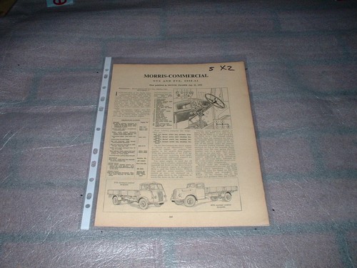 Morris commercial motor - morris,
