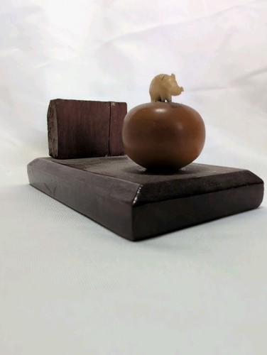 Vintage mixed wood matchbox - wood,