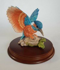 The Leonardo Collection Nature Studies Large Kingfisher 1994. Rare Boxed 