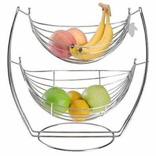 Chrome Fruit Basket Vegetable