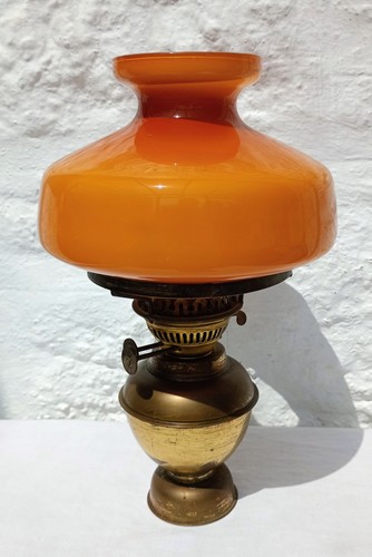 Vintage pot bellied duplex oil - pot,