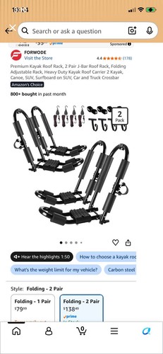Forwode premium kayak roof - forwode,
