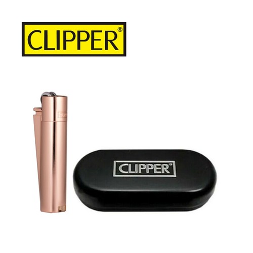 Rose gold metal clipper - gold,