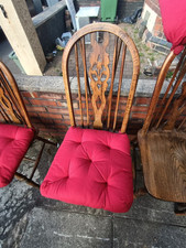 A Set 4 Oak/Beech  Chairs